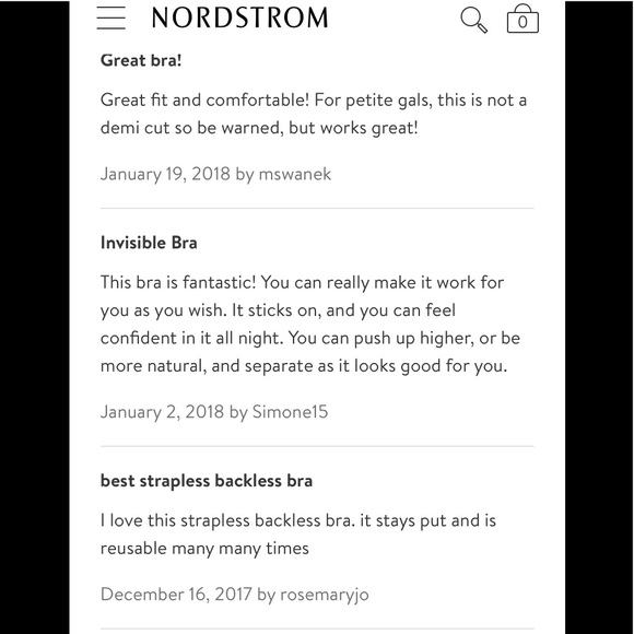 NuBra NUDE Seamless Adhesive Strapless Push-up Bra - Picture 7 of 8